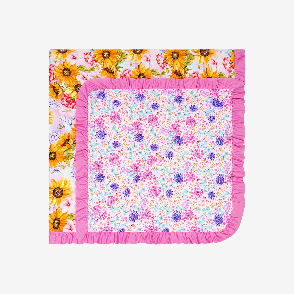 Summer & Helena Ruffled Luxe Patoo® Blanket