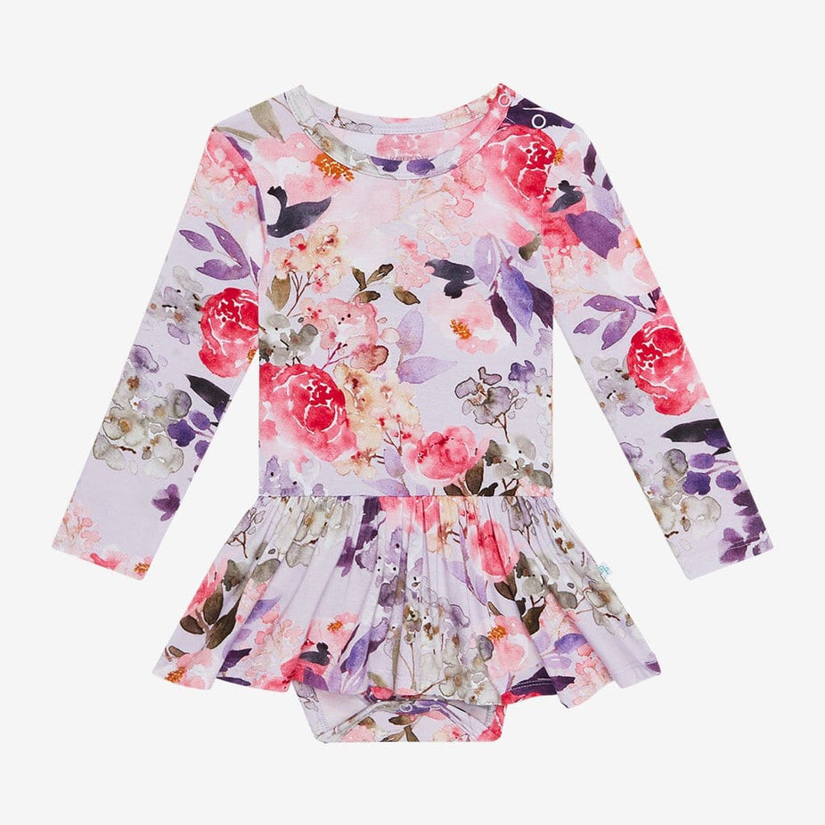 Aurora Long Sleeve Twirl Skirt Bodysuit