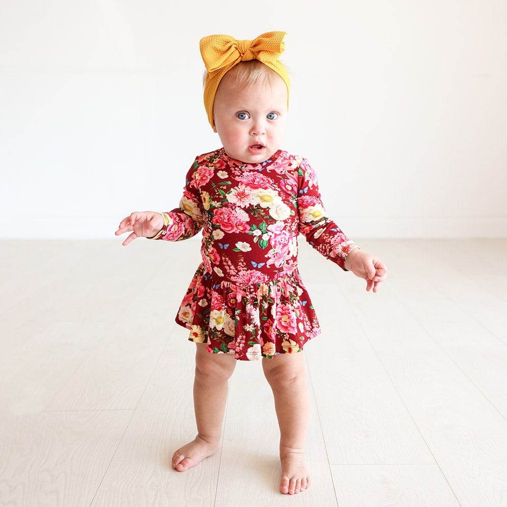 Ayla Long Sleeve Twirl Skirt Bodysuit