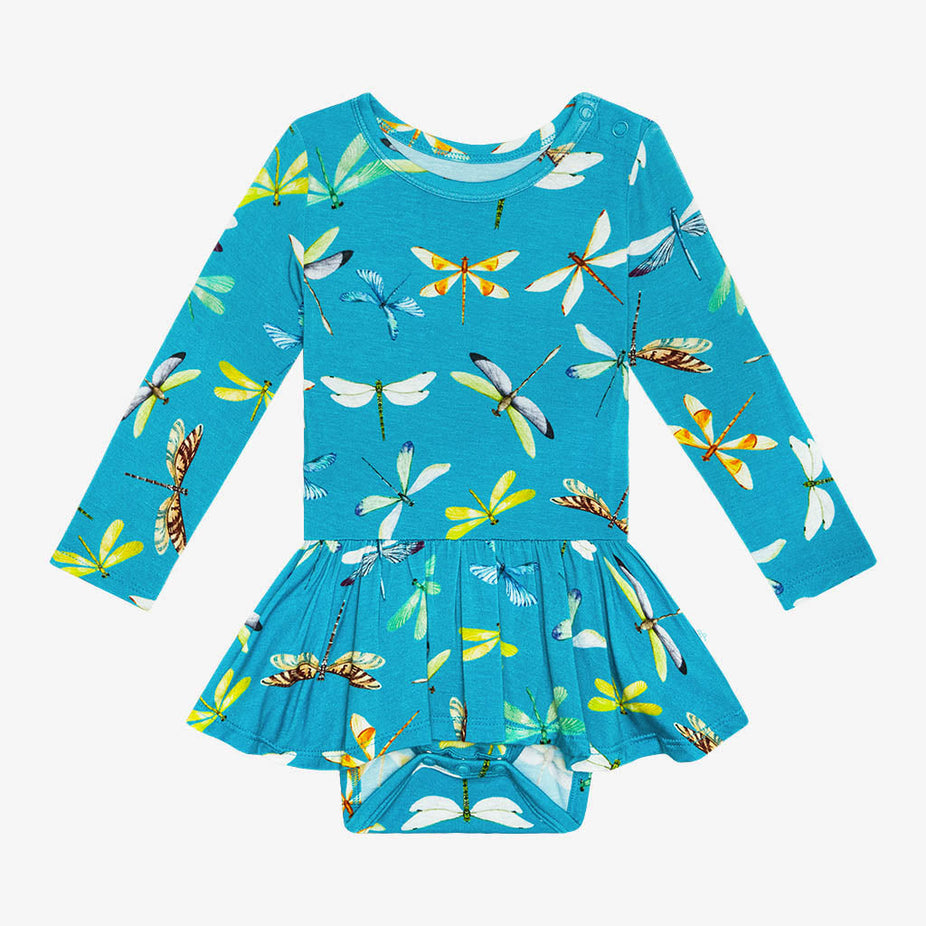 Cameron Long Sleeve Twirl Skirt Bodysuit