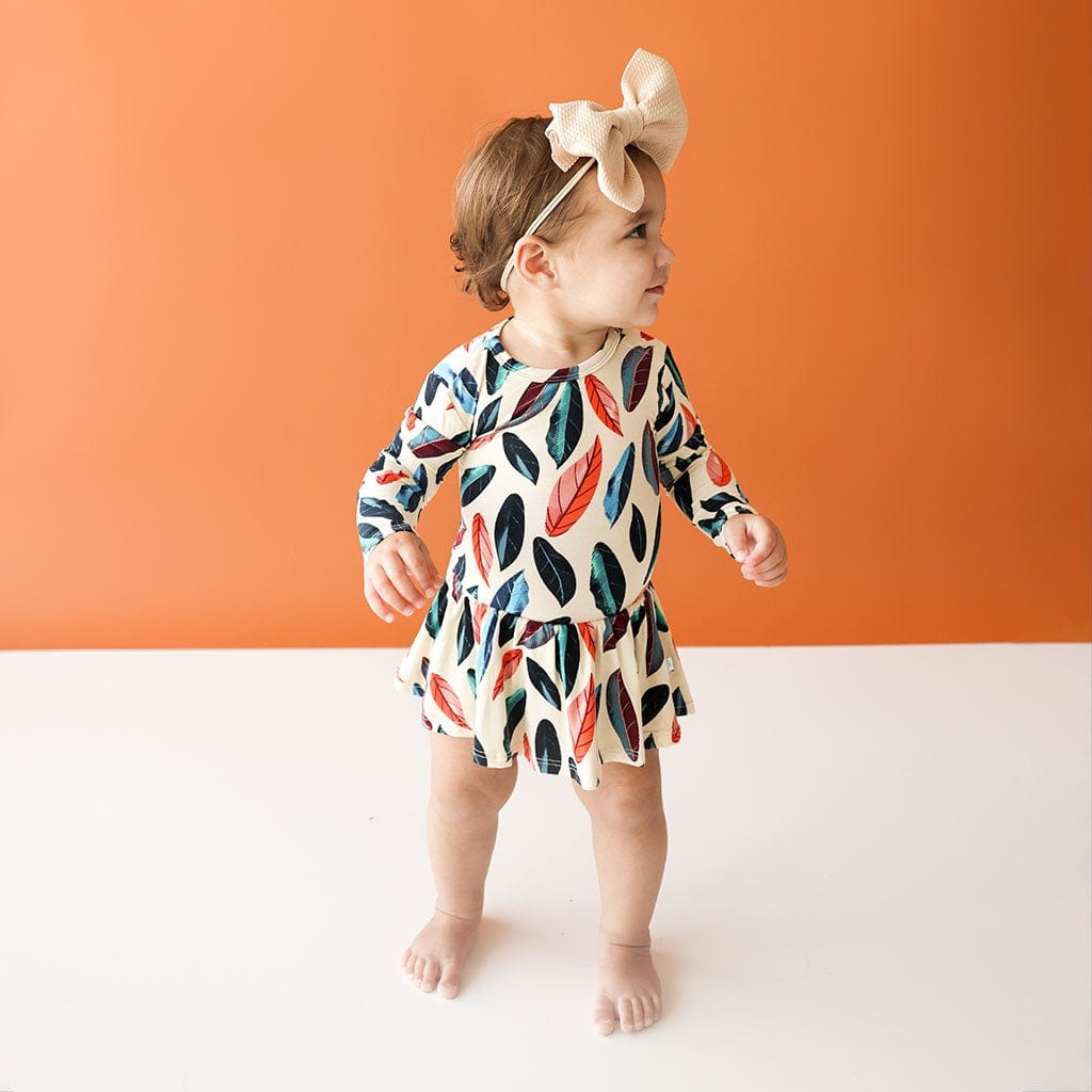 Casper Long Sleeve Twirl Skirt Bodysuit