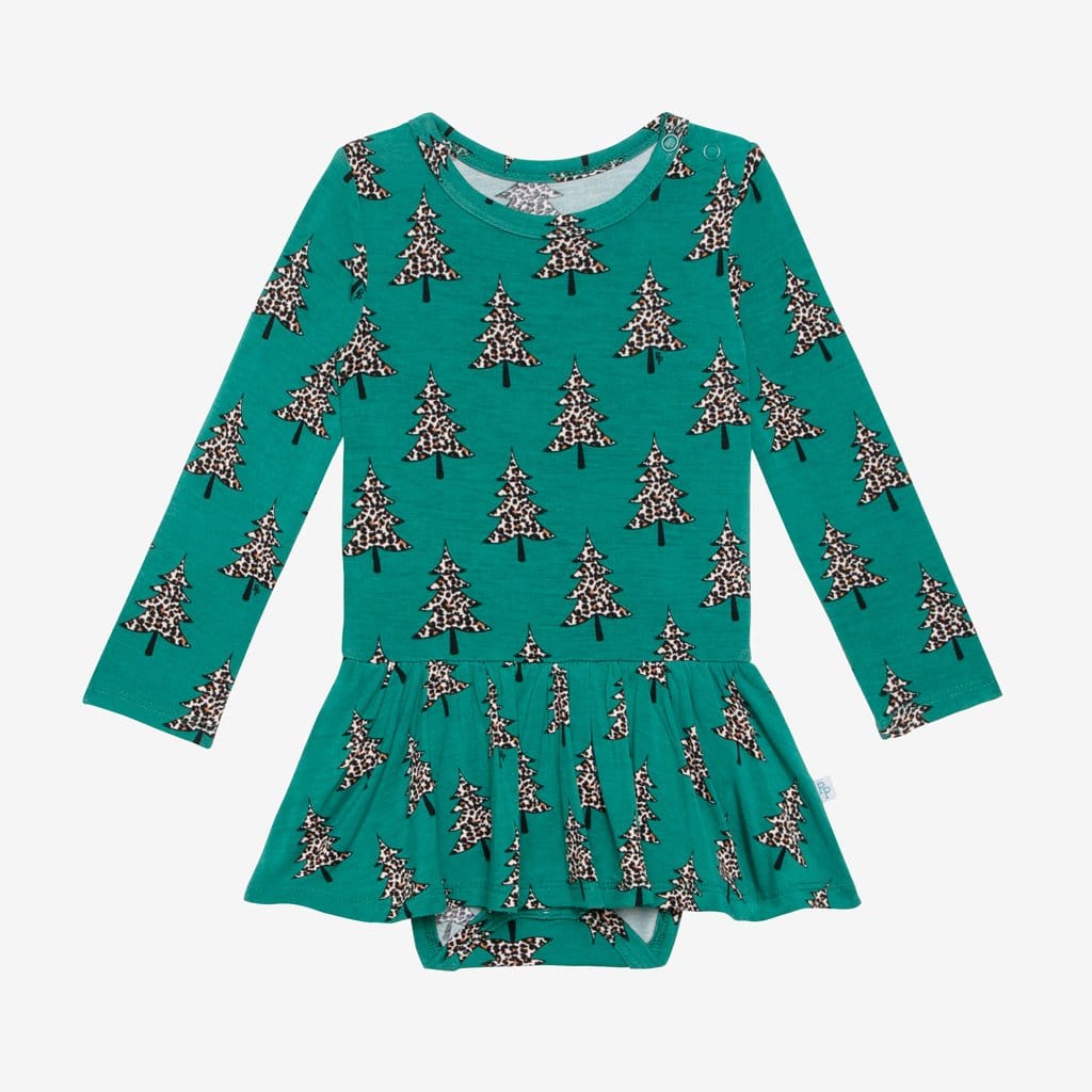 Christmas in July Long Sleeve Twirl Skirt Bodysuit
