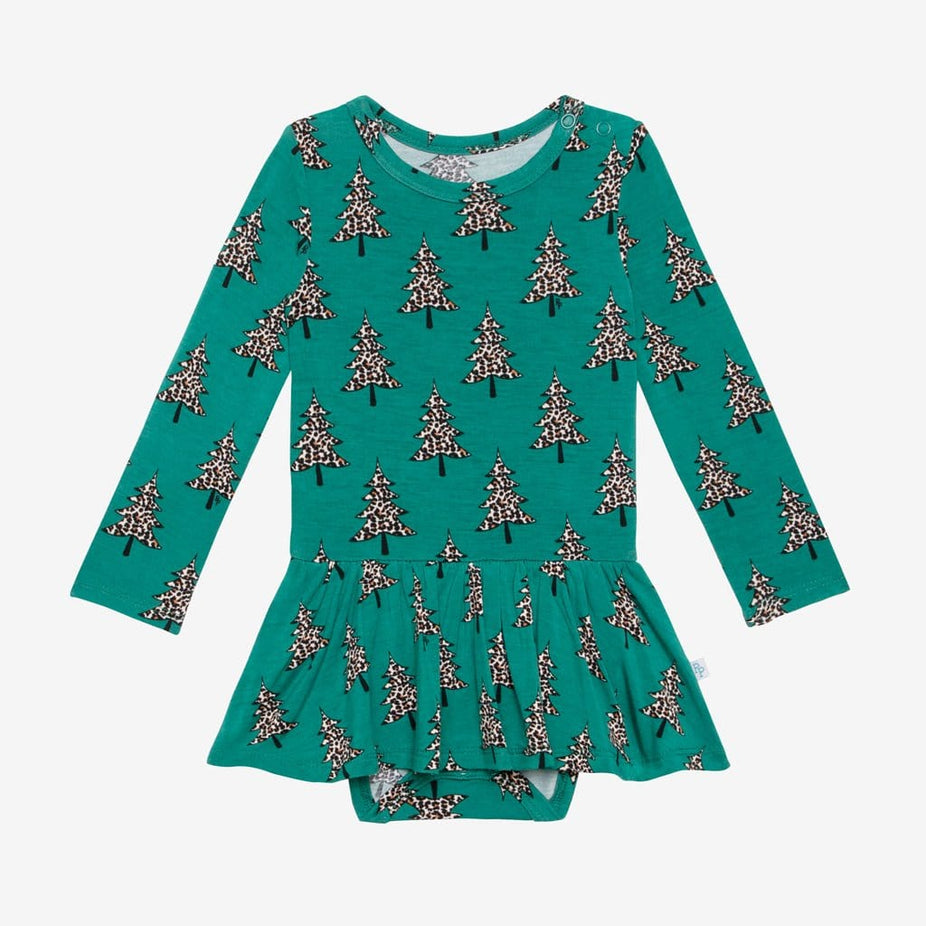 Christmas in July Long Sleeve Twirl Skirt Bodysuit