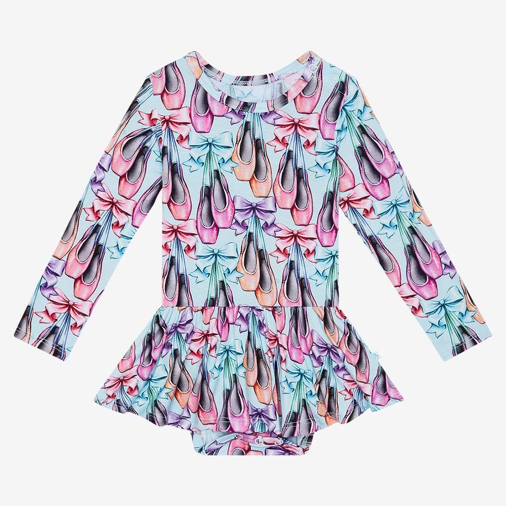 Irina Long Sleeve Twirl Skirt Bodysuit