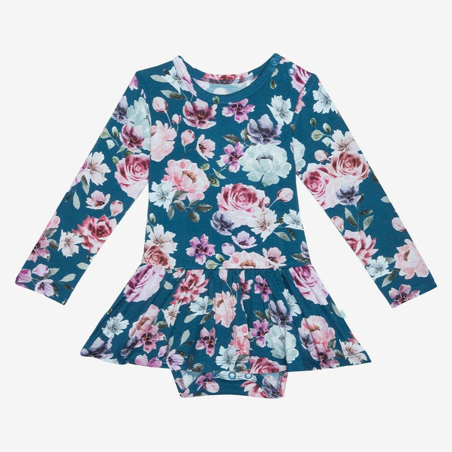 Keisha Long Sleeve Twirl Skirt Bodysuit