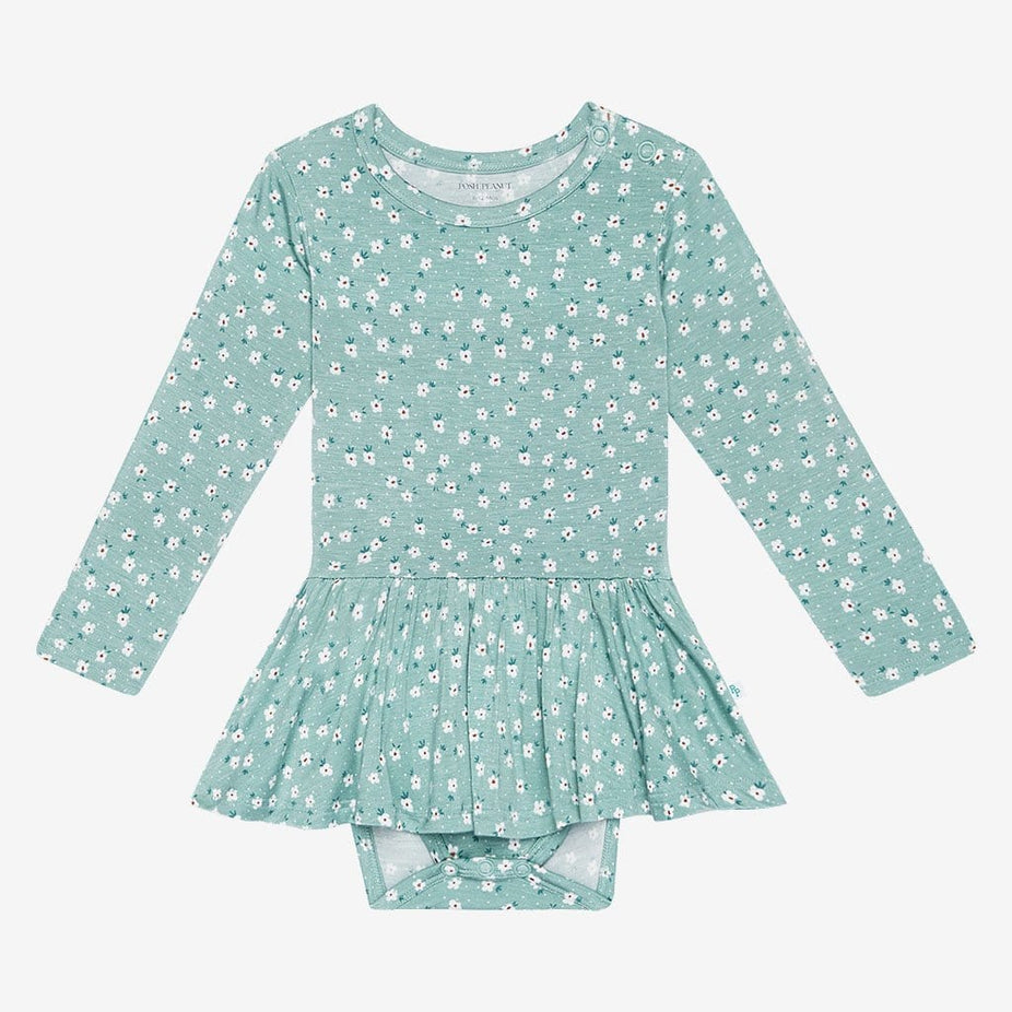 Margarite Floral Baby Girl Twirl Skirt Bodysuit