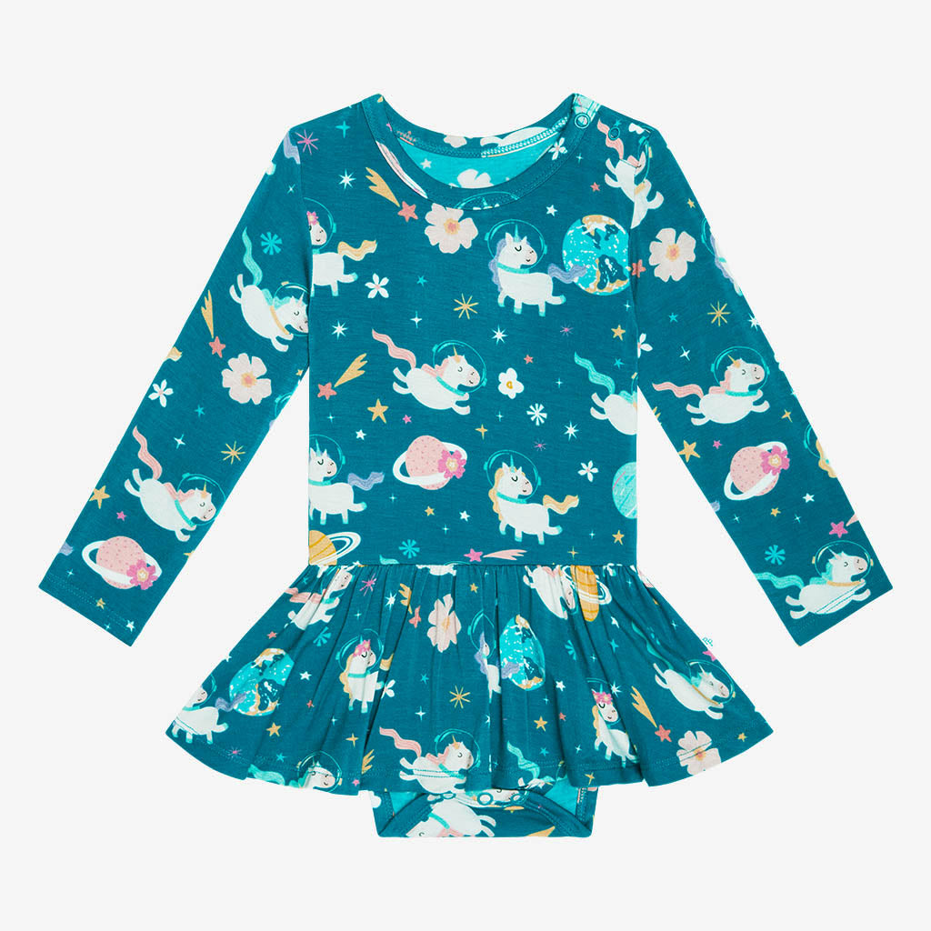 Nella Long Sleeve Twirl Skirt Bodysuit