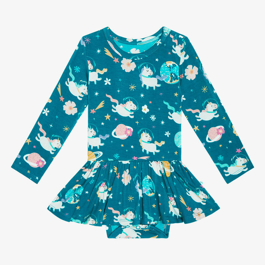 Nella Long Sleeve Twirl Skirt Bodysuit