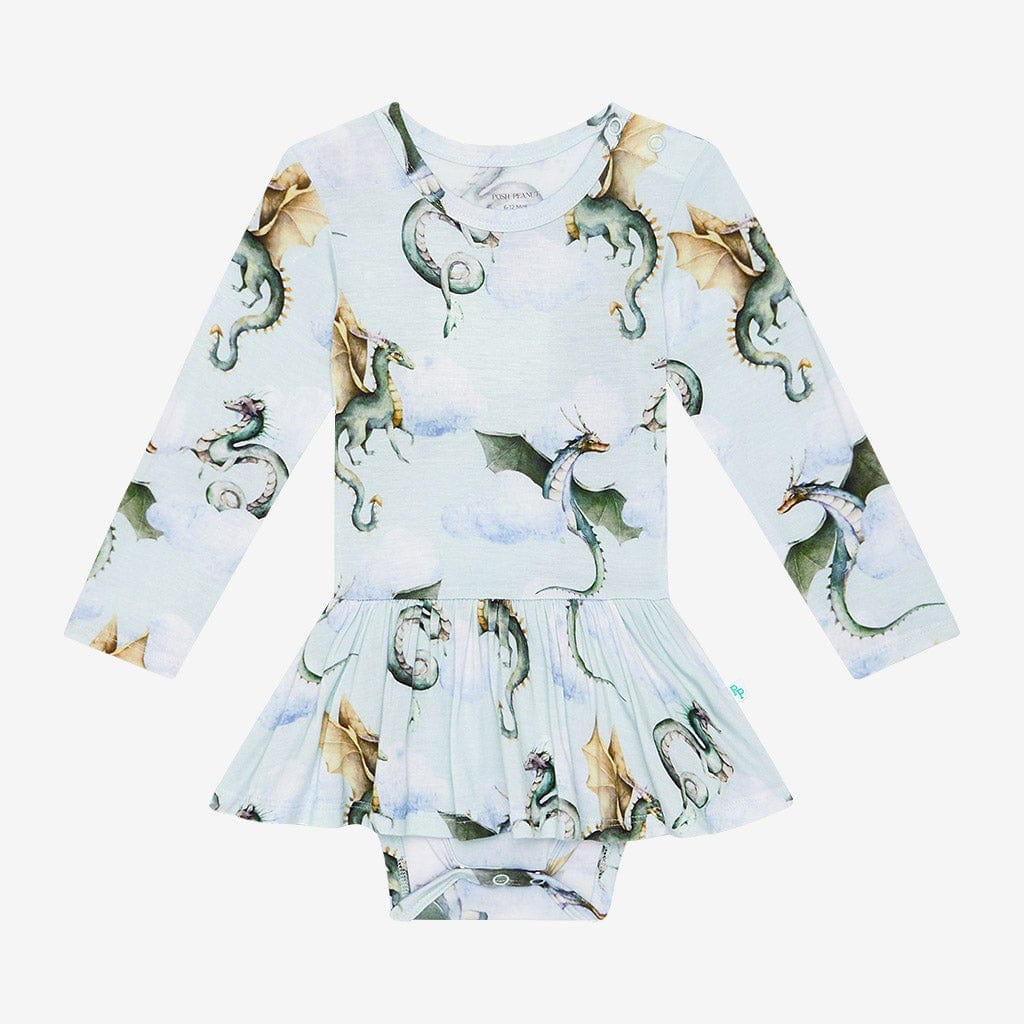 Percy Long Sleeve Twirl Skirt Bodysuit