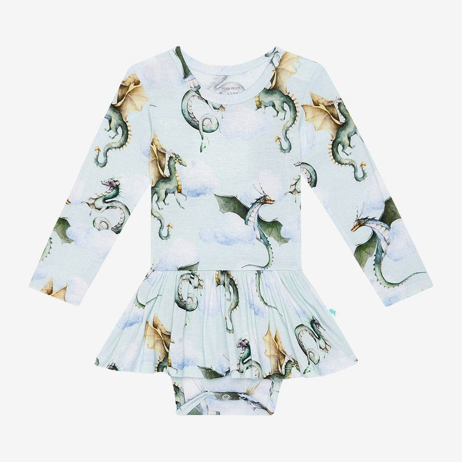 Percy Long Sleeve Twirl Skirt Bodysuit