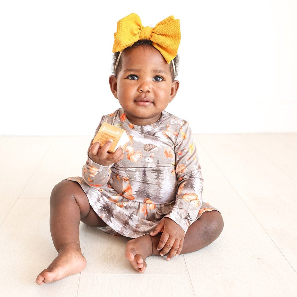 Parker Long Sleeve Twirl Skirt Bodysuit