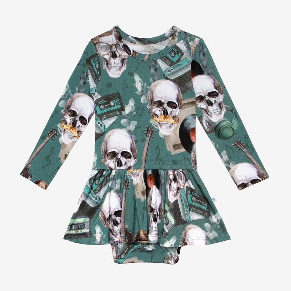Sheldon Long Sleeve Twirl Skirt Bodysuit