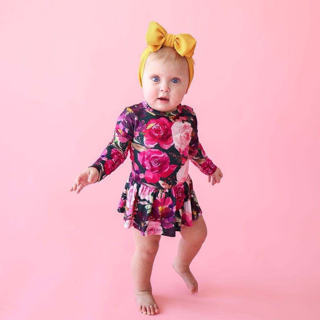Zelda Long Sleeve Twirl Skirt Bodysuit