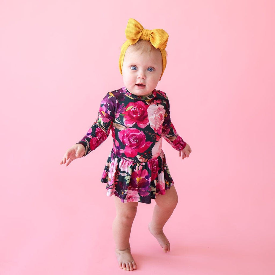 Zelda Long Sleeve Twirl Skirt Bodysuit