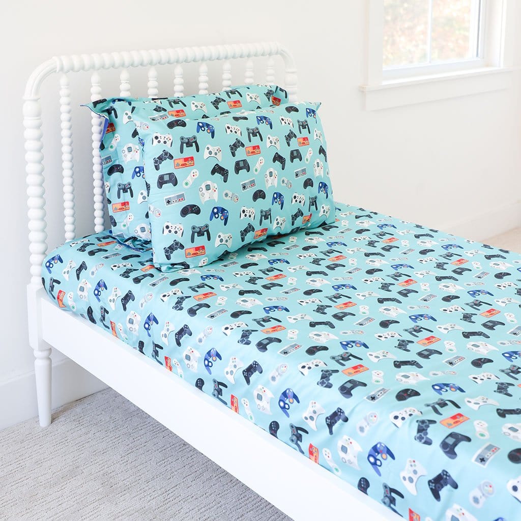 Gamer Sheet Pillow Cover Set