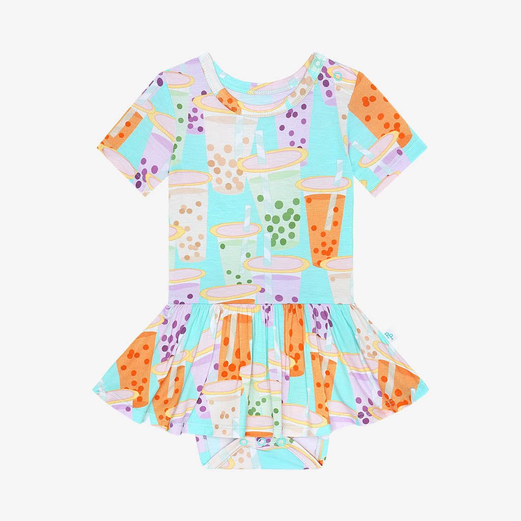 Boba Time Twirl Skirt Bodysuit Dress