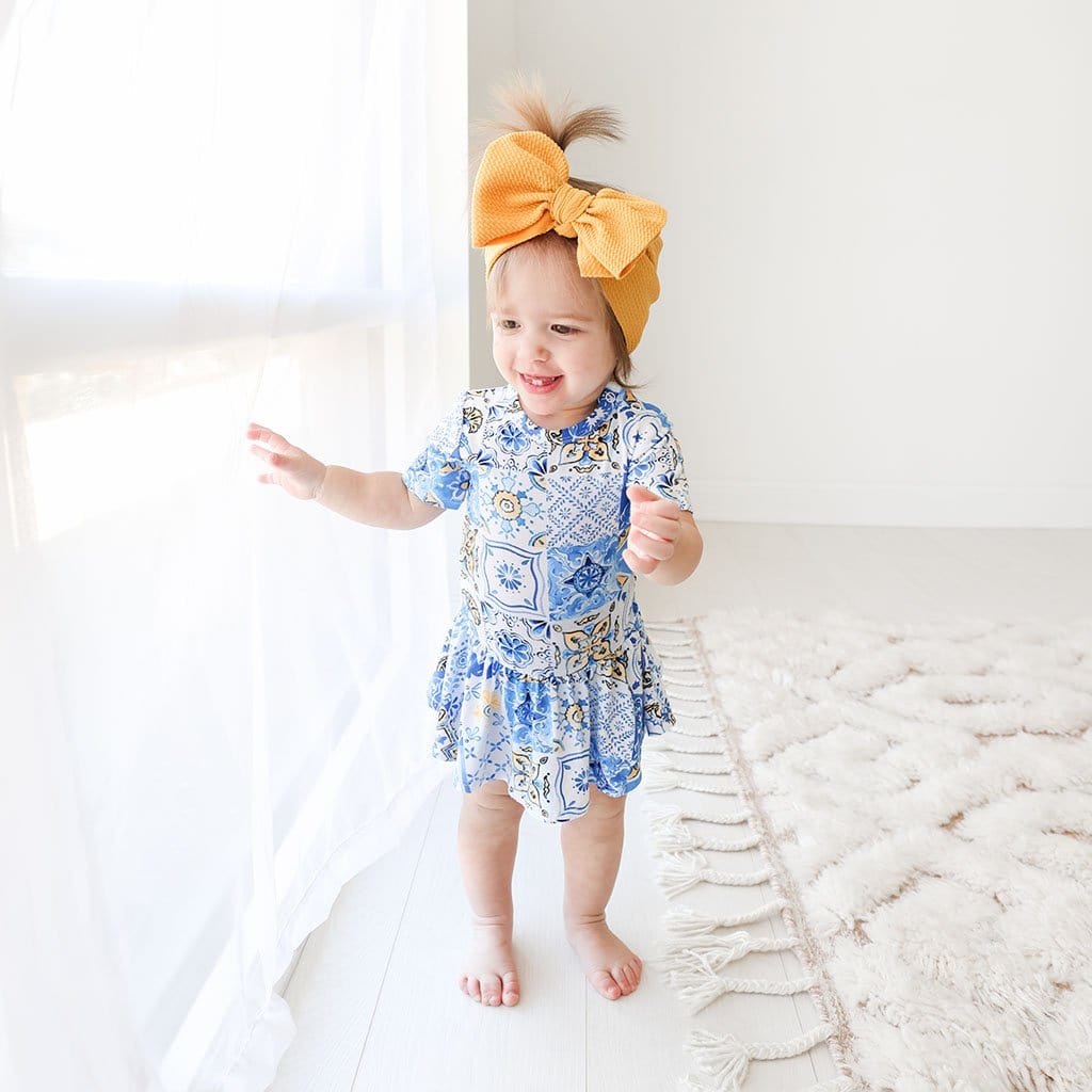 Baby on Paola Short Sleeve Twirl Skirt Bodysuit