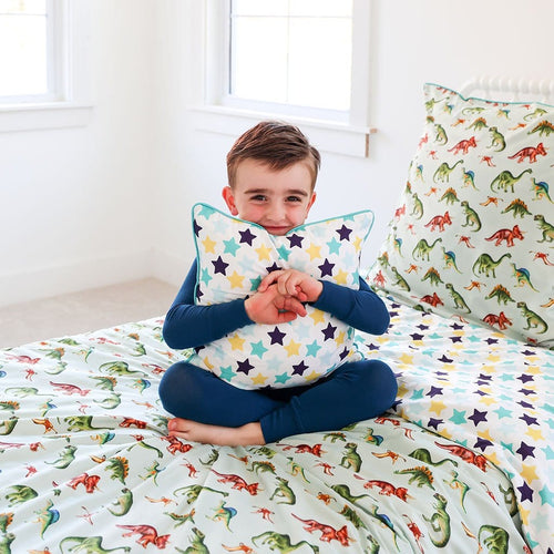 Buddy Square Throw Pillow Cover