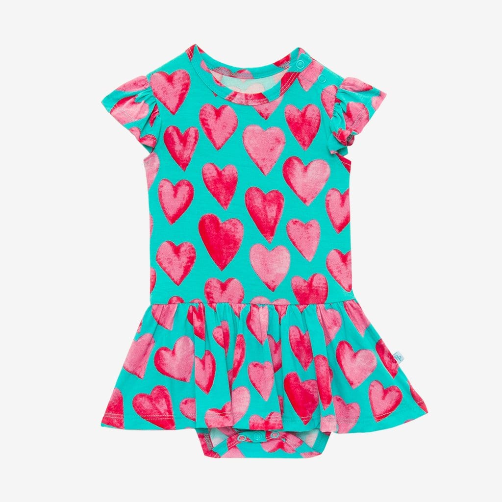 Queen of Hearts Twirl Skirt Bodysuit Dress