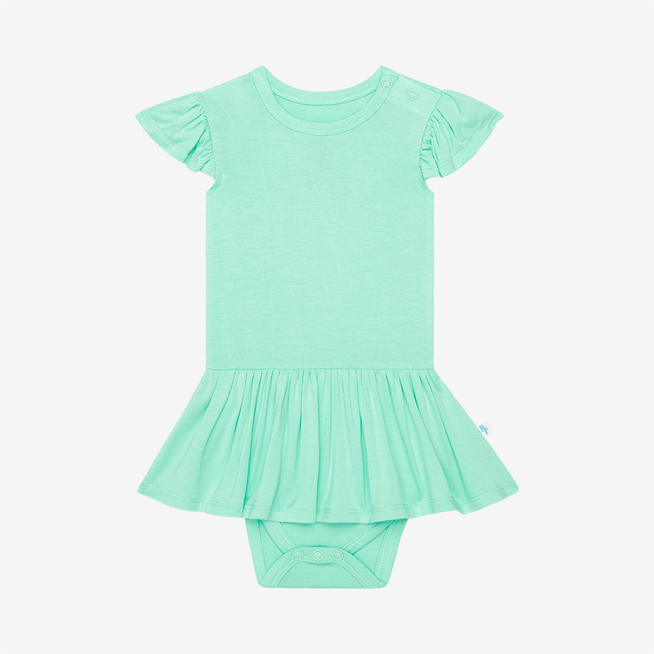 Sea Glass Twirl Skirt Bodysuit Dress
