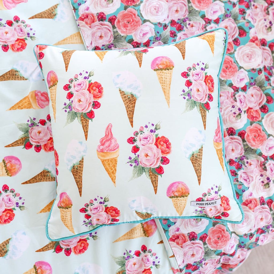 Sophia Square Throw Pillow Cover