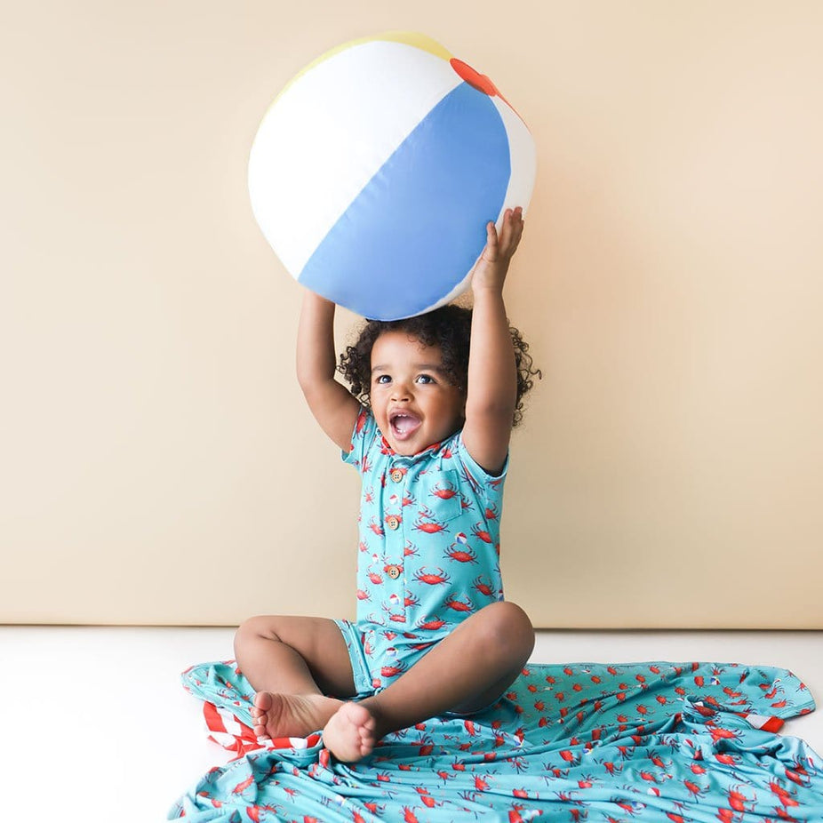 Bash Short Sleeve Collared Henley Shortall