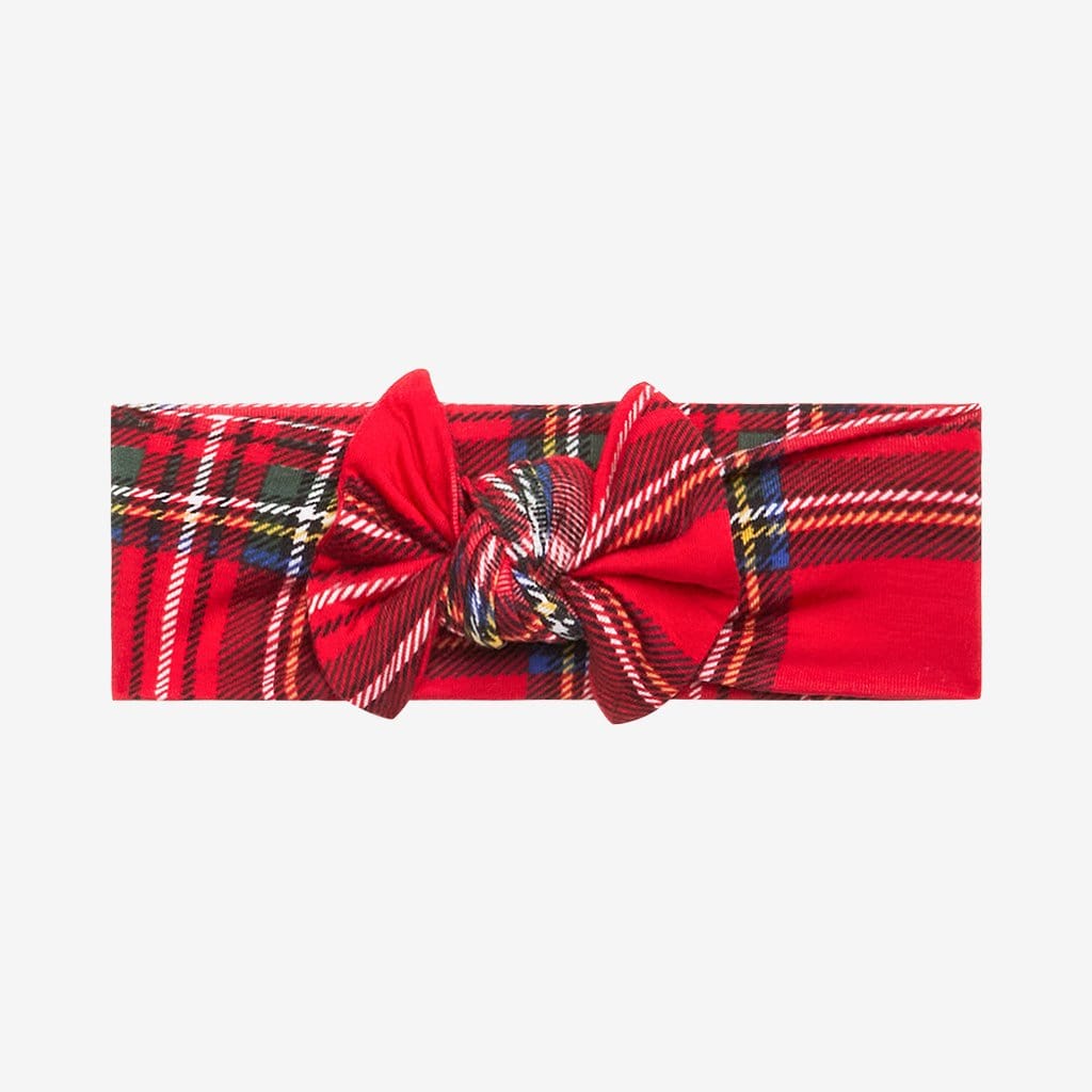 Vintage Red Tartan Headwrap