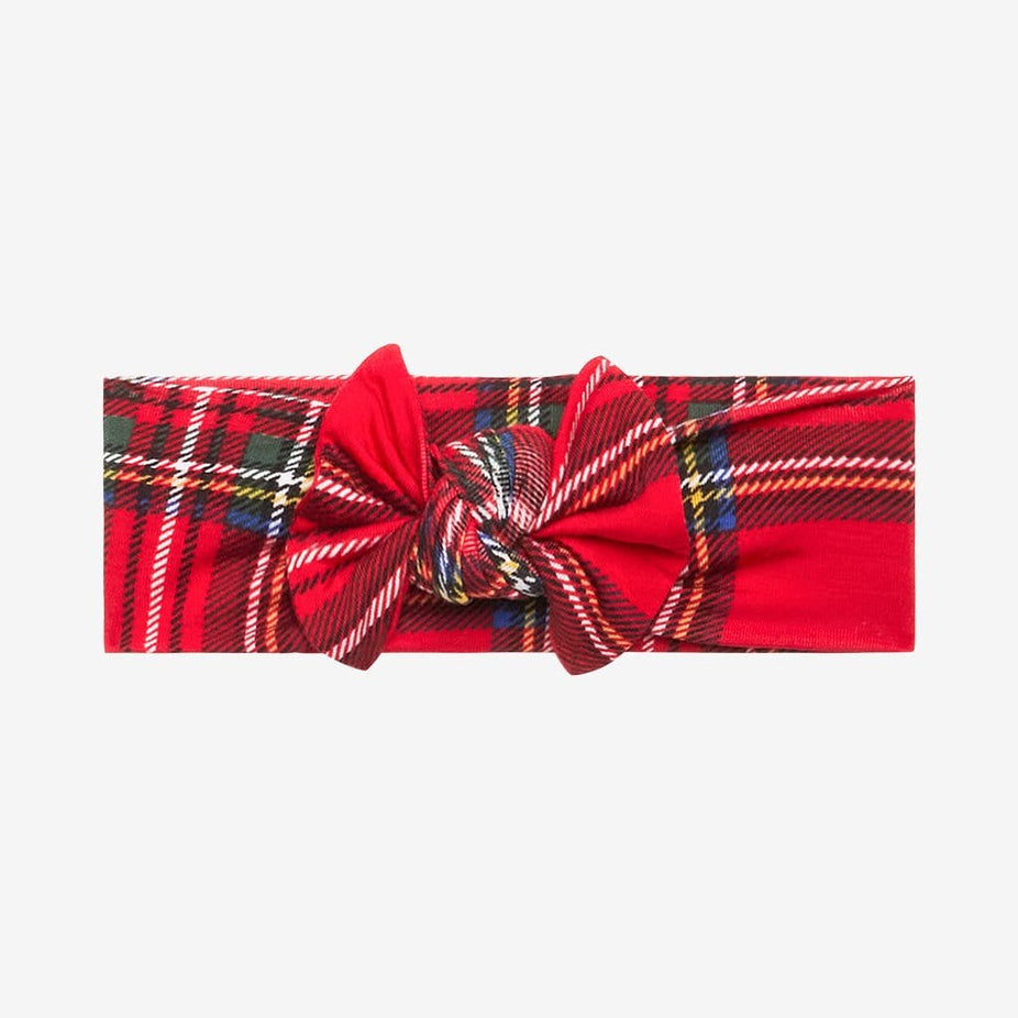 Vintage Red Tartan Headwrap