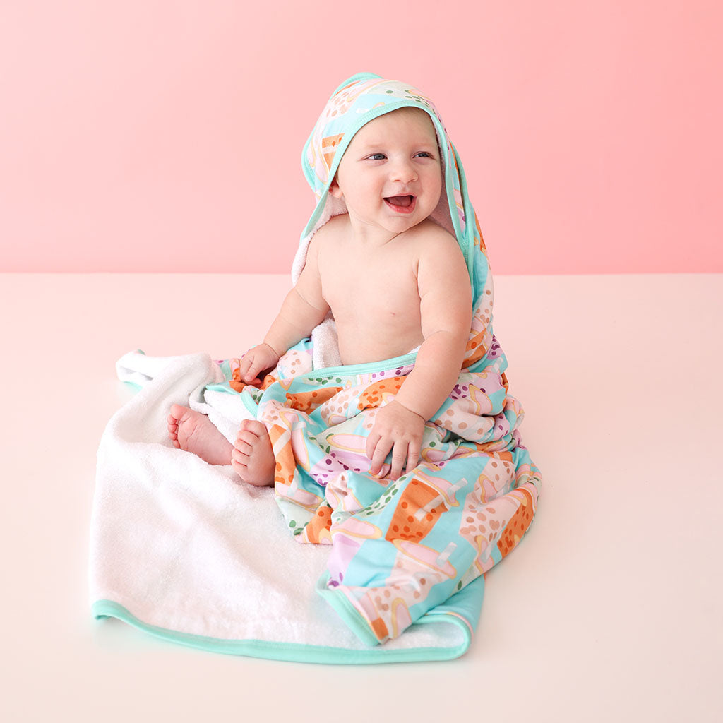 Boba Time Hooded Towel