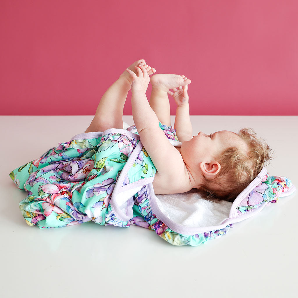 Diedre Ruffled Hooded Towel