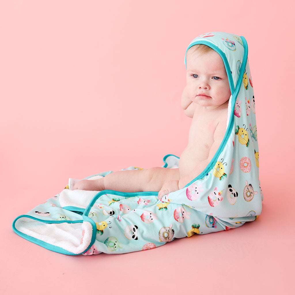Donuts Hooded Towel