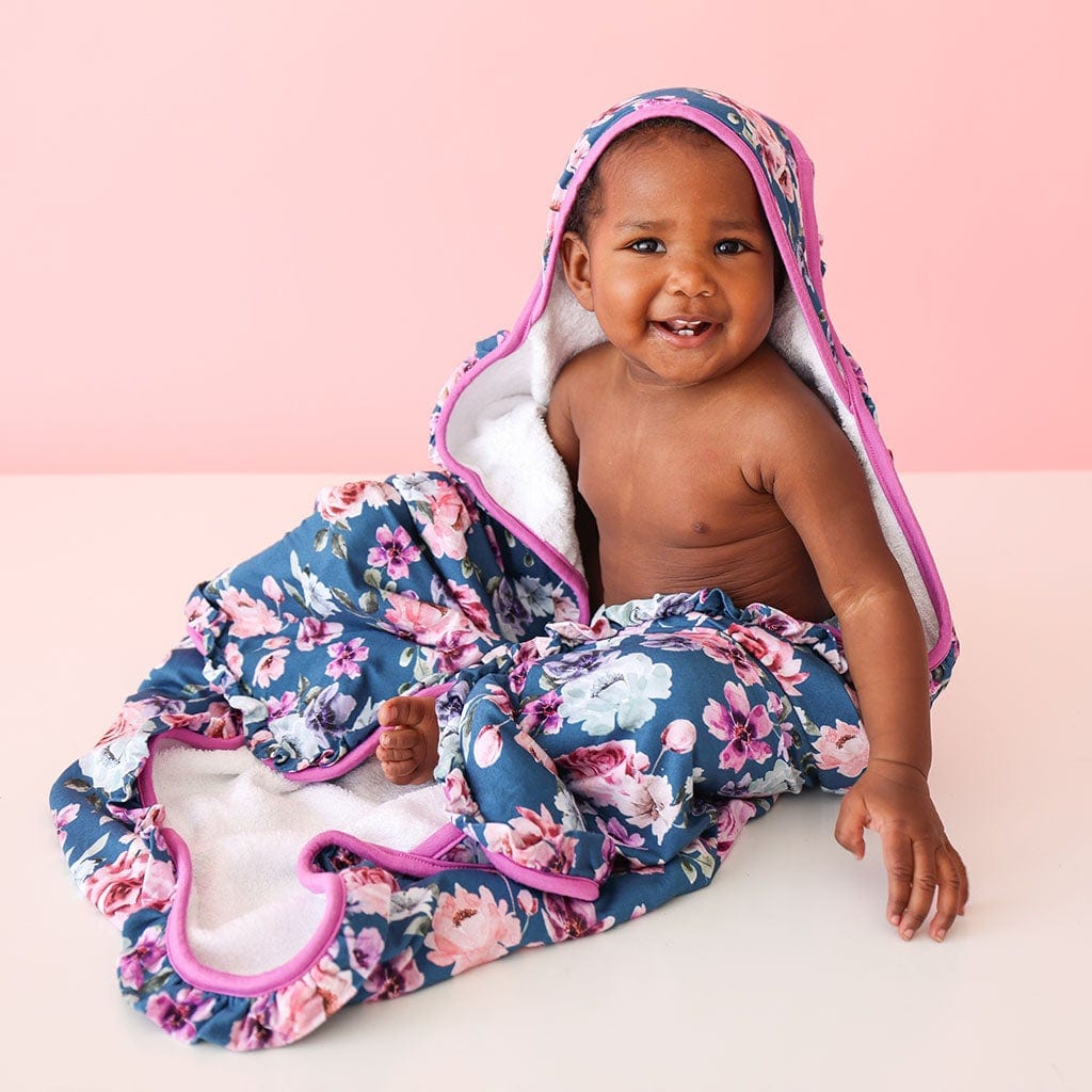 Keisha Ruffled Hooded Towel