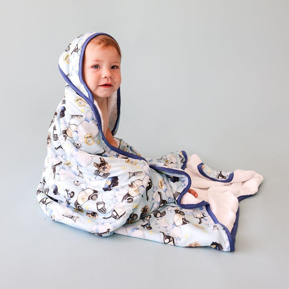Police Hooded Towel Lifestyle