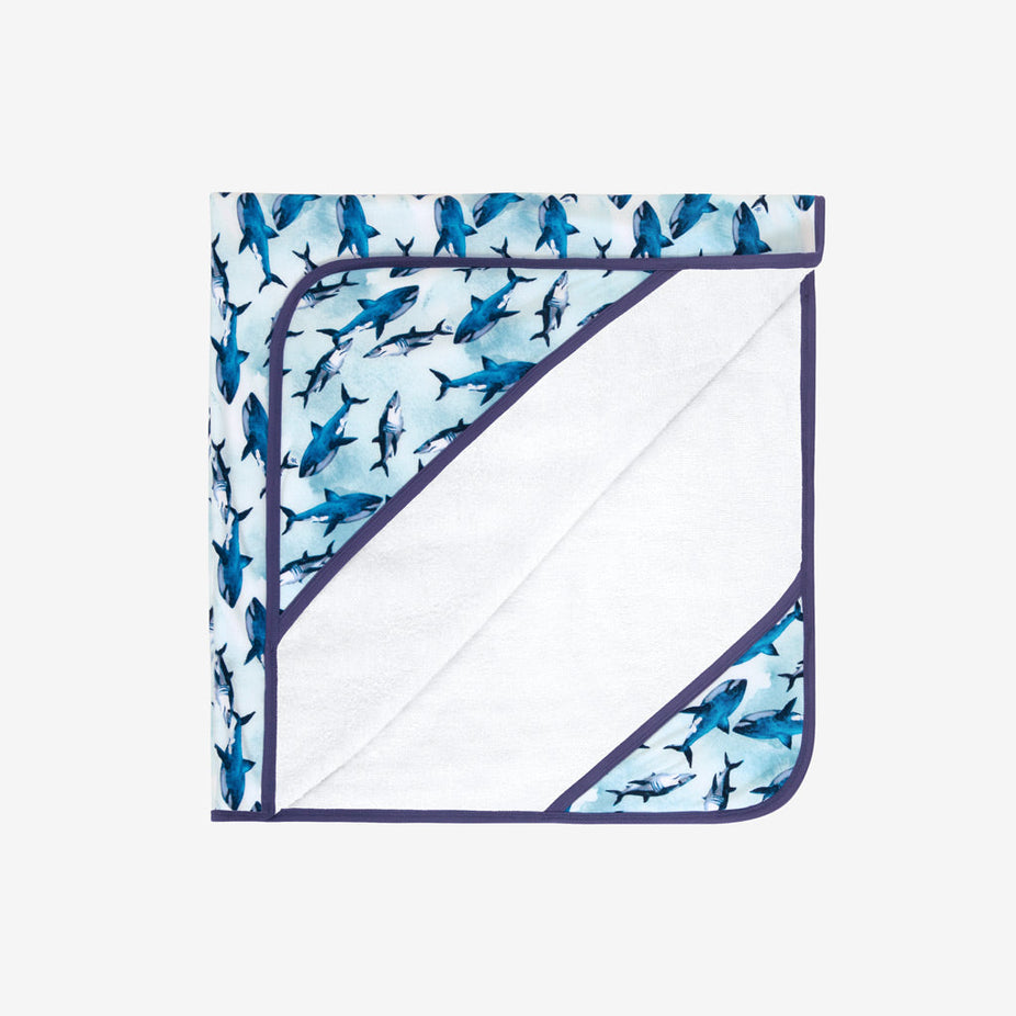Sharks Hooded Towel