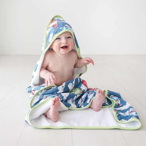 Baby on Tanner Hooded Towel