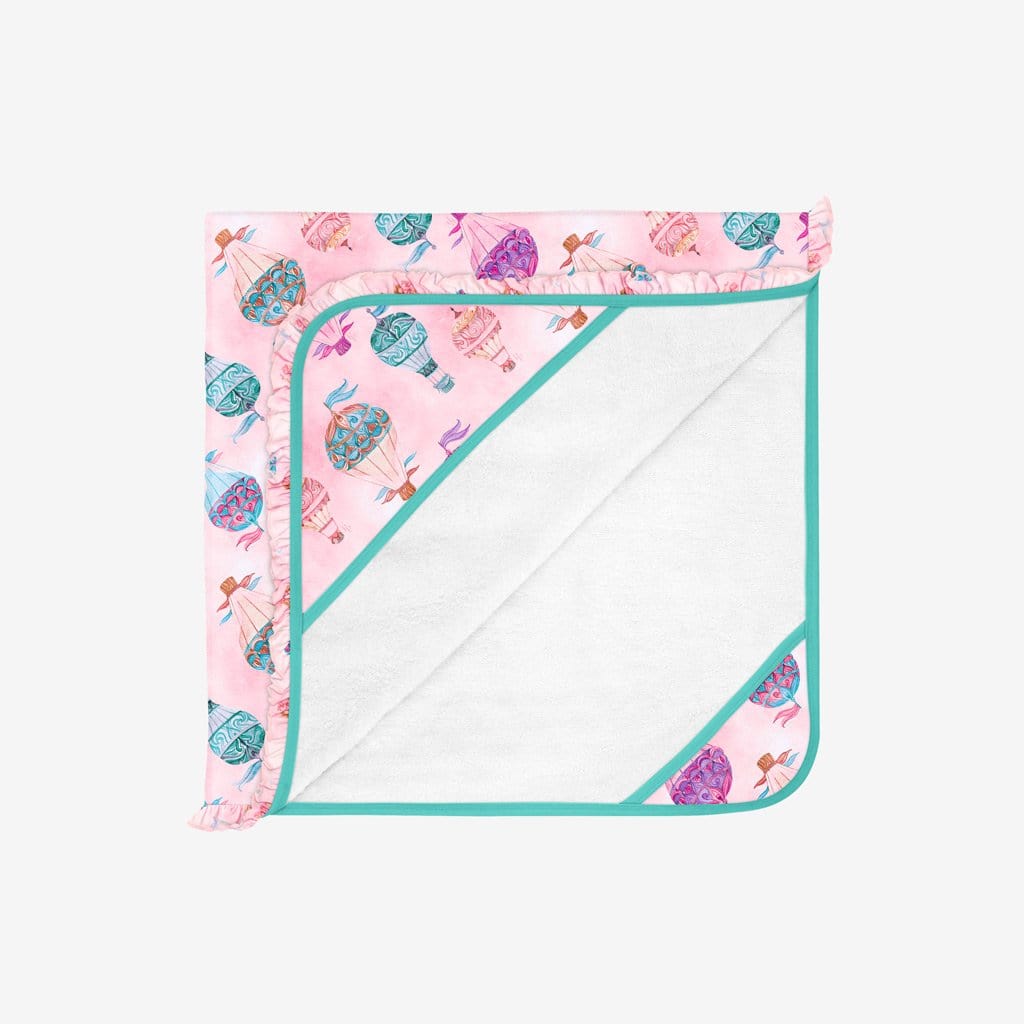 Gemma Ruffled Hooded Towel