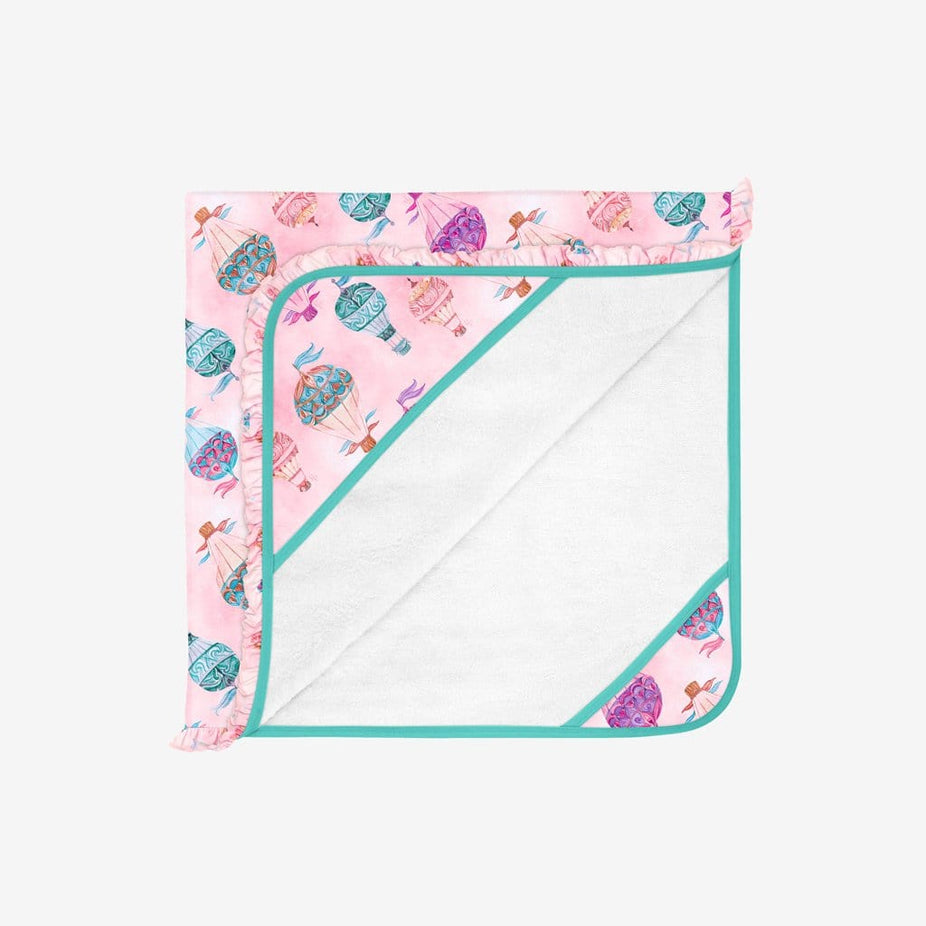 Gemma Ruffled Hooded Towel