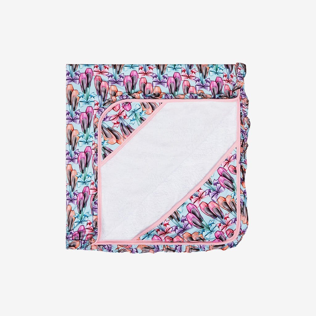 Irina Ruffled Hooded Towel