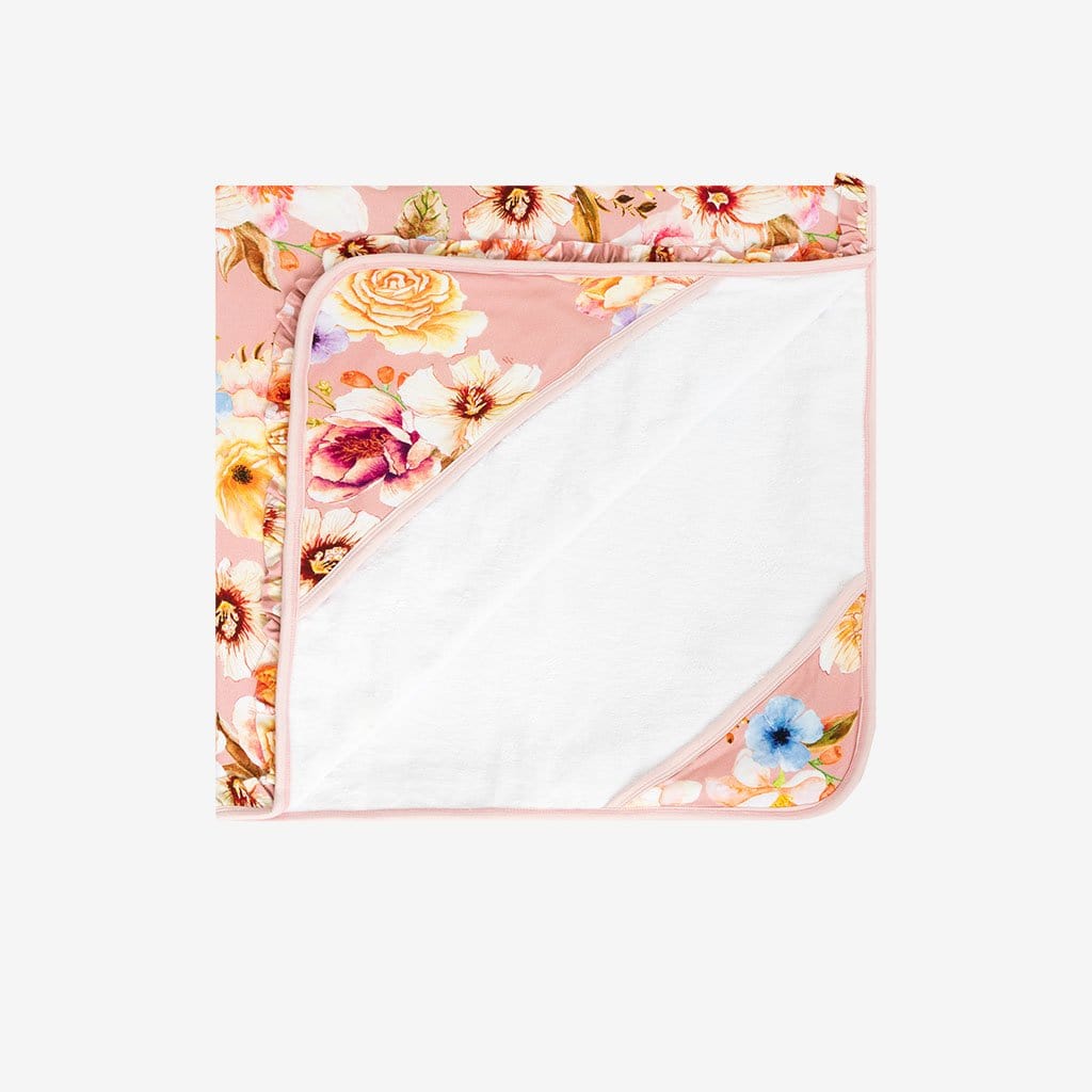 Miranda Ruffled Hooded Towel