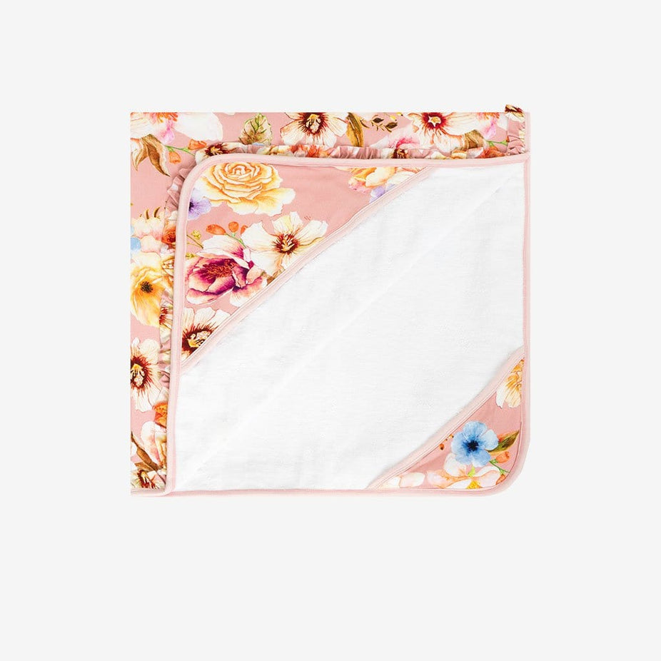 Miranda Ruffled Hooded Towel
