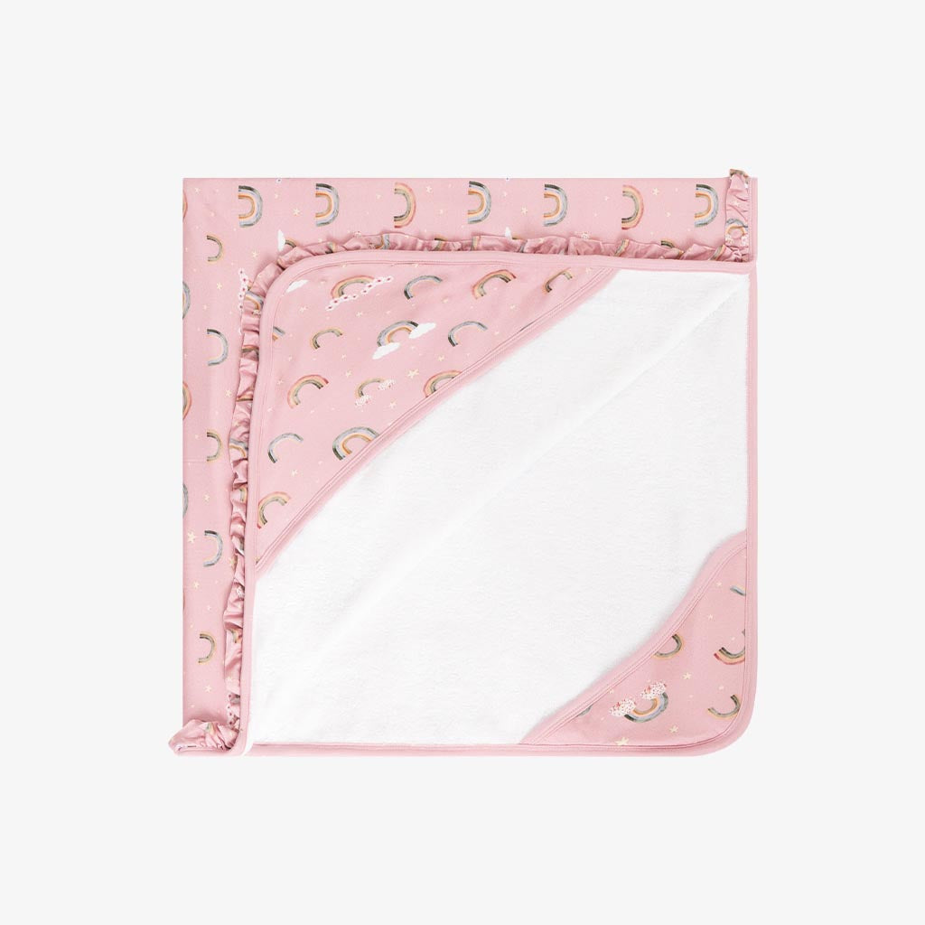 Shay Ruffled Hooded Towel