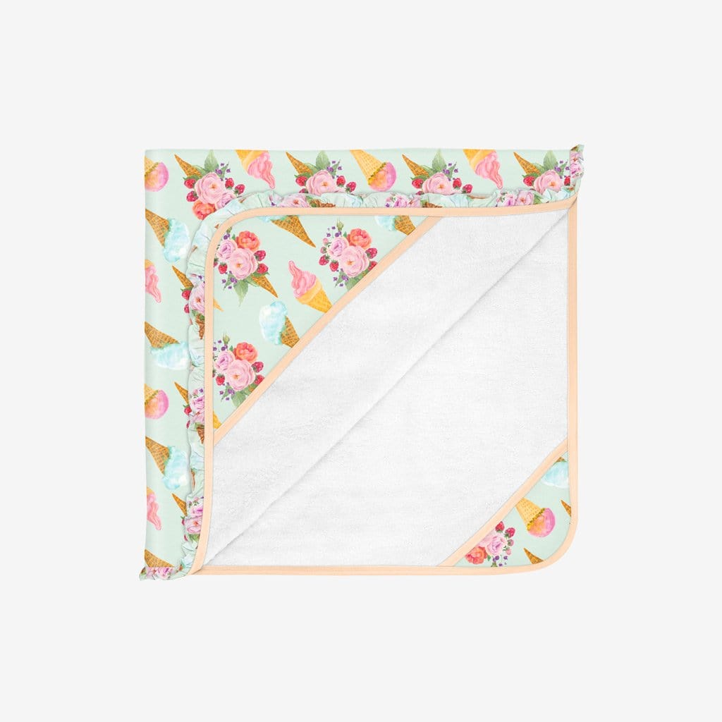 Sophia Ruffled Hooded Towel