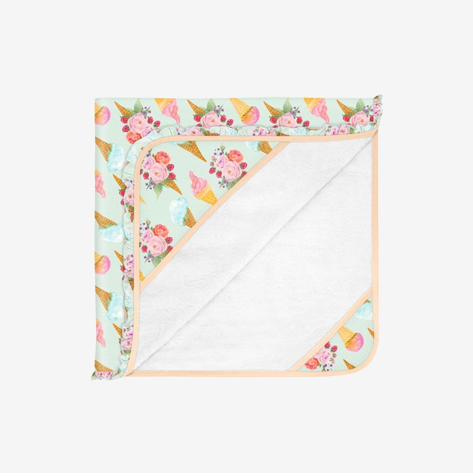 Sophia Ruffled Hooded Towel