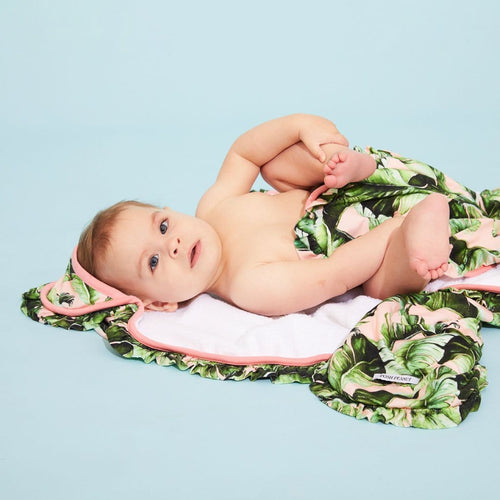 Tiffany Ruffled Hooded Towel