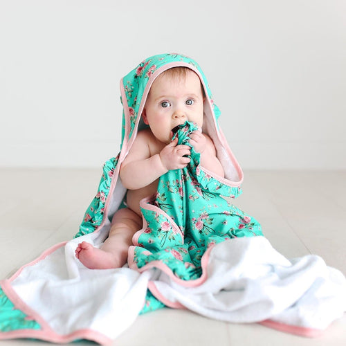 Theresa Ruffled Hooded Towel