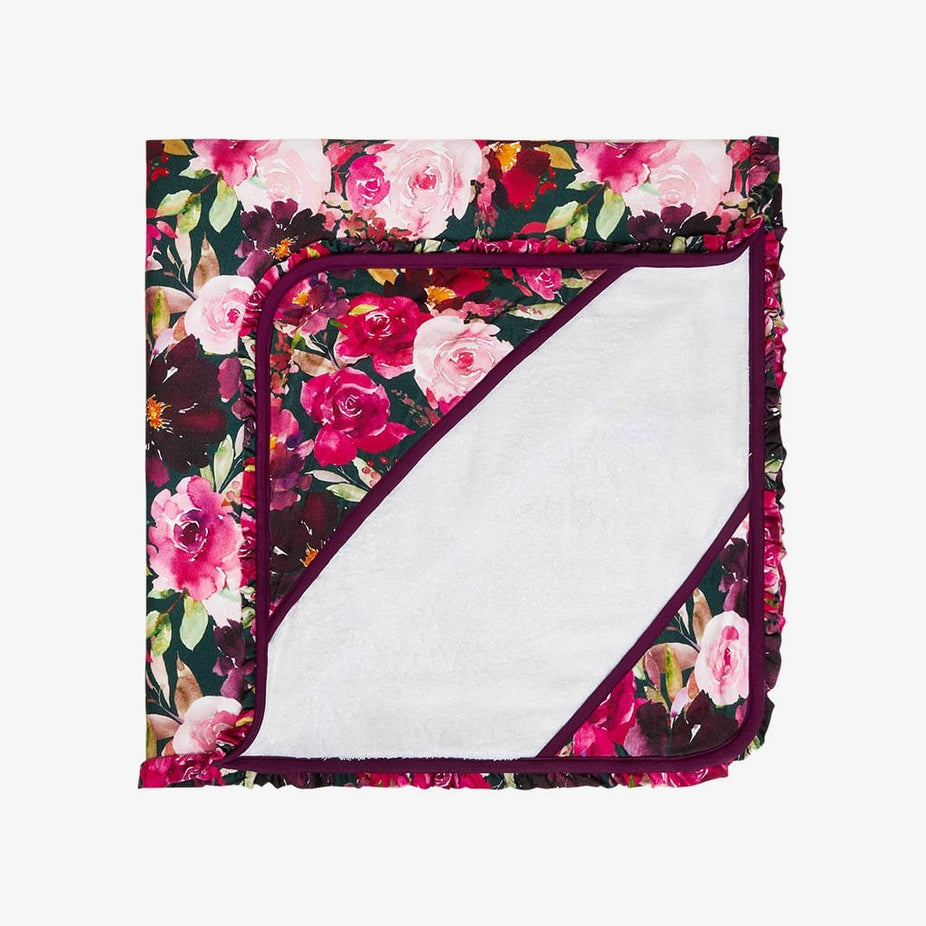 Zelda Ruffled Hooded Towel