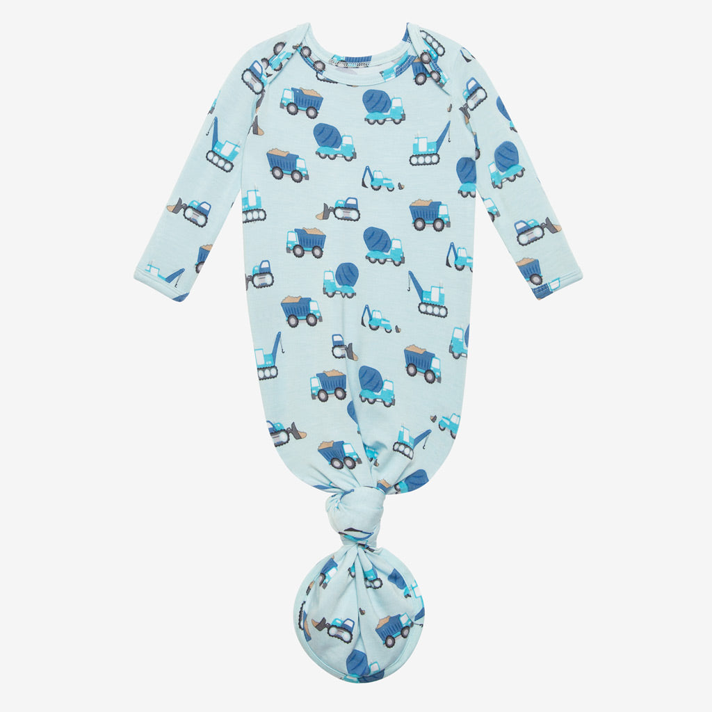 Construction Cars Knotted Gown