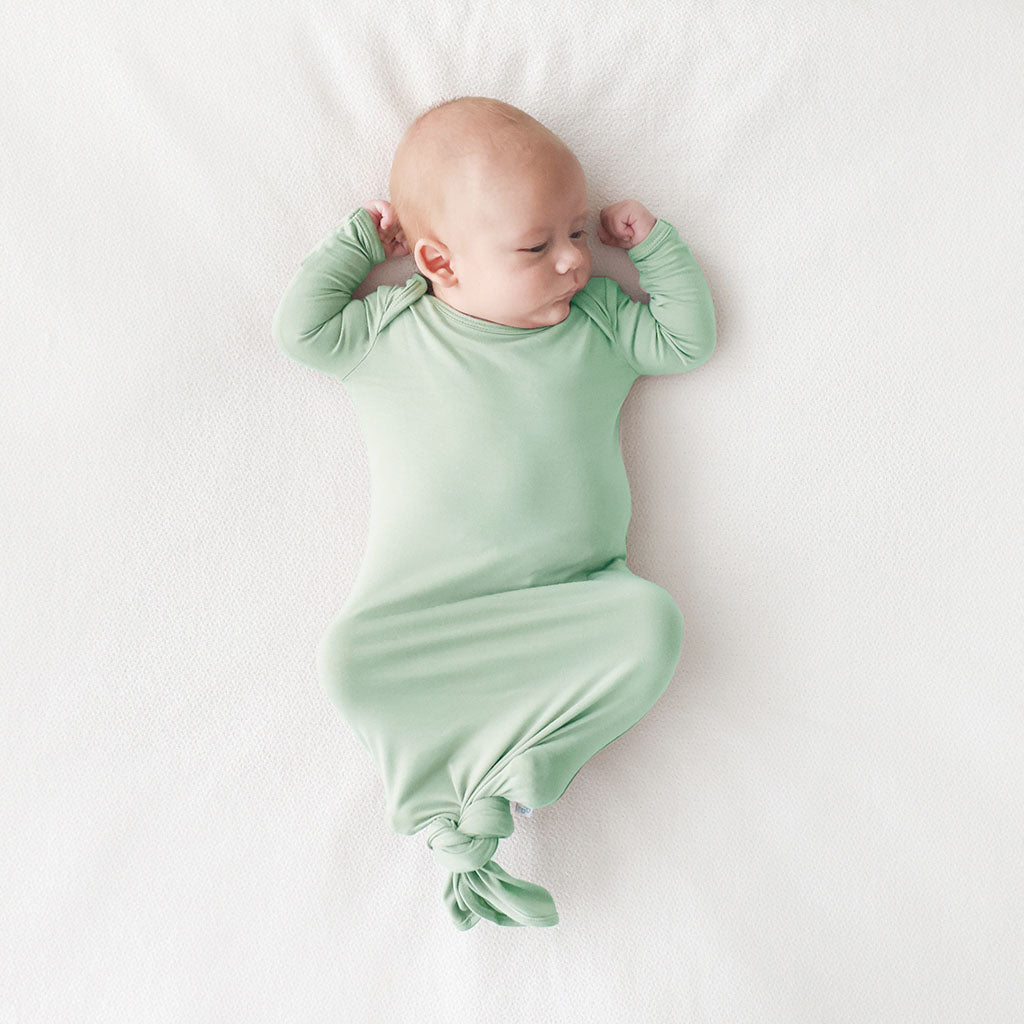 Sage Knotted Gown