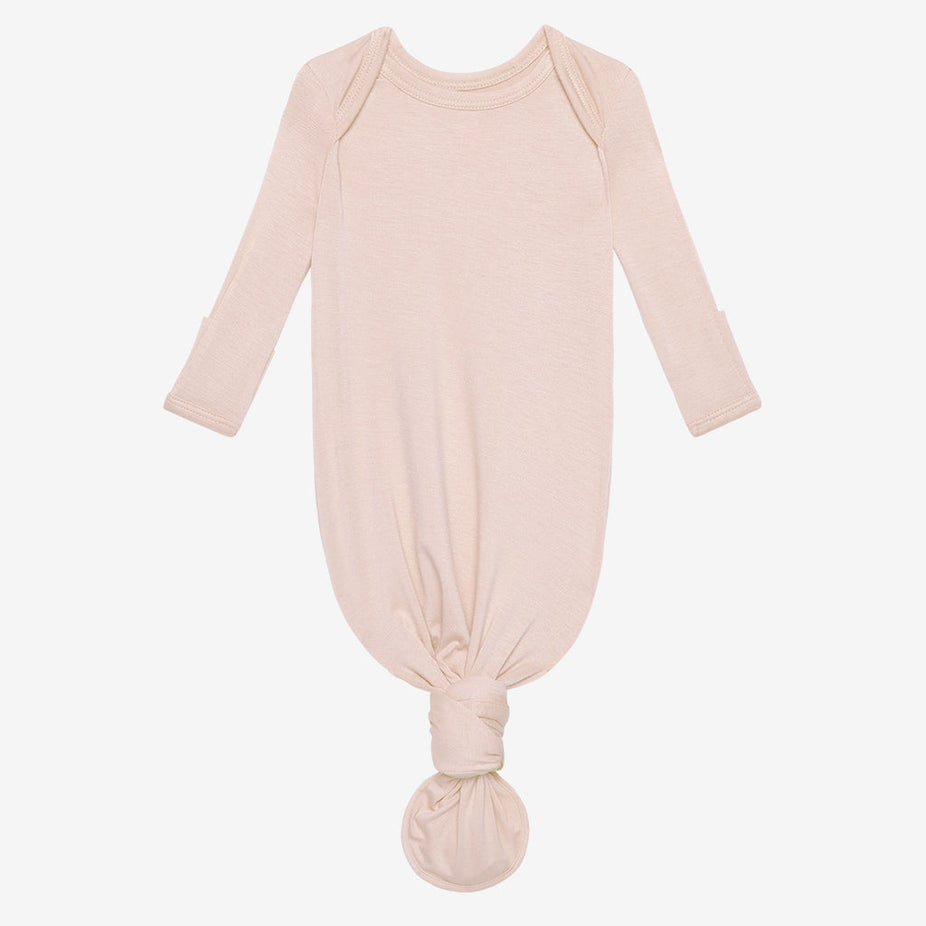 Sandy Blush Knotted Gown