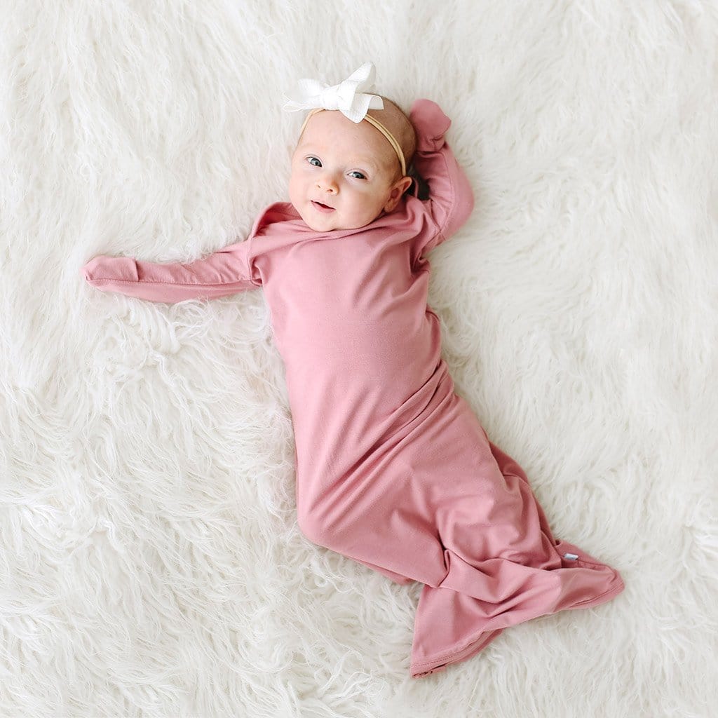 Dusty Rose Zippered Gown